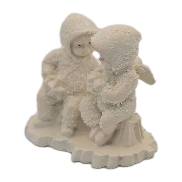 Vtg Snowbabies Dept. 56 This Will Cheer You Up Pewter Miniatures 7639-2 U311 - Picture 6 of 12